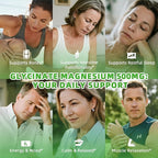 Magnesium Glycinate 500mg Softgels Supplement, Small Easy to Swallow Magnesium Gelcaps High Absorption for Night Leg&Sleep Support, Muscle&Bone, Calm, Non GMO, 120 Gelcaps, 60 Day Supply