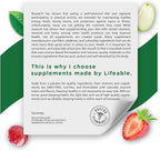 Lifeable Sugar Free Elderberry Gummies with Vitamin C and Zinc | Great Tasting Sambucus Elderberry Immune Support Supplement | Kosher, Vegan, Non GMO Black Elderberry for Adults | 60 Gummies