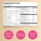 NatureBell Hair, Skin & Nails* Vitamins for Women – 5000mcg Biotin, Collagen, Keratin, Hyaluronic Acid, Argan Oil & B‑Complex – 21‑in‑1 Formula with MCT Oil, 300 Softgels (100 Days Supply)