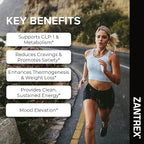 Zantrex Black – Naturally Boost GLP-1 & Metabolism Support | Thermogenic Energy, Weight Management Formula | 120 Count