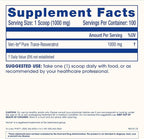 ProHealth Longevity Bulk Trans Resveratrol Powder 100 Grams - Pure Pharmaceutical Grade, 1000 mg per Scoop, Superior Absorption and Bioavailability