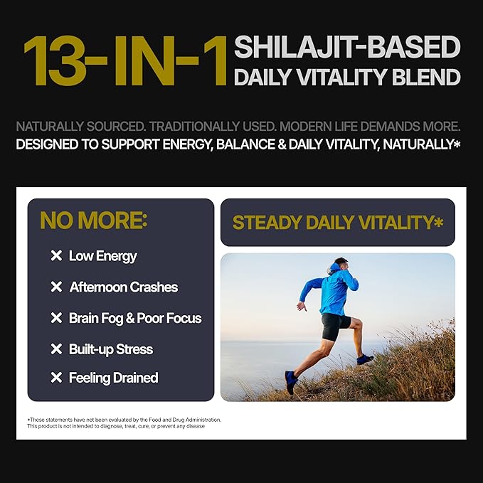 DLNIA 13-in-1 Shilajit Gummies with KSM-66® Ashwagandha | 4000 mg Himalayan Shilajit Extract (20:1), Choline & Botanicals | Sugar-Free, Vegan | Energy, Focus & Daily Vitality Support for Men & Women