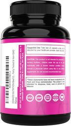 Beef Organ Supplement for Women - Grass Fed Beef Liver, Heart, Kidney & Uterus 1000mg Per Serving - Support Women's Energy & Overall Health - Third Party Tested & Non GMO - USA Made (60 Capsules)