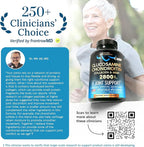 Glucosamine Chondroitin MSM Collagen | HSA | Joint Support Supplement 2800 mg | Made in USA | FSA Approved Product Items | Flexibility Nutritional Vitamins | For Men & Women, 120 Capsules