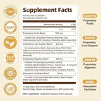 Totaria 2000MG All-in-1 Detox Binder, Activated Charcoal, Zeolite, Bentonite Clay, Alpha Lipoic Acid, 7-Layer Detox & Cleanse Supplement, Liver & Gut Support, 120 Counts