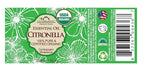 US Organic Citronella Essential Oil, Certified Organic, Pure & Natural, Improved caps and droppers. Used for Skin Care, DIY Projects Like Candle Making and Much More (10 ml.33 fl oz)
