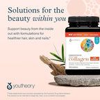 Youtheory Concentrated Effect Collagen with Verisol - Collagen Peptides with Vitamins C & B - Supports Hair, Nails, Bones & Joints* - 180 Tablets (60-Day Supply)