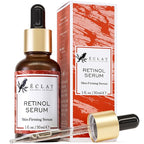 Eclat Skincare Renewing Retinol Serum for Face - Anti Aging Serum with Hyaluronic Acid & Aloe Vera – Hydrates and Improves the Signs of Aging (Fine Lines, Wrinkles & Dark Spots) 1 Fl Oz