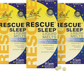 Bach Rescue Sleep Liquid Melts, Natural Orange Vanilla Flavor, Natural Sleep Aid, Stress Relief, Homeopathic Flower Essence, Free of Melatonin, Non-Alcohol, 3 Pack, 28 Count Each