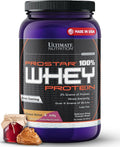 Ultimate Nutrition Prostar Whey Protein Powder Isolate, Peanut Butter & Jelly - Low Carb, High Protein Powder Shake for Muscle Gain & Recovery - Low Sodium, Low-Fat & Keto Friendly - 2 lbs Tub