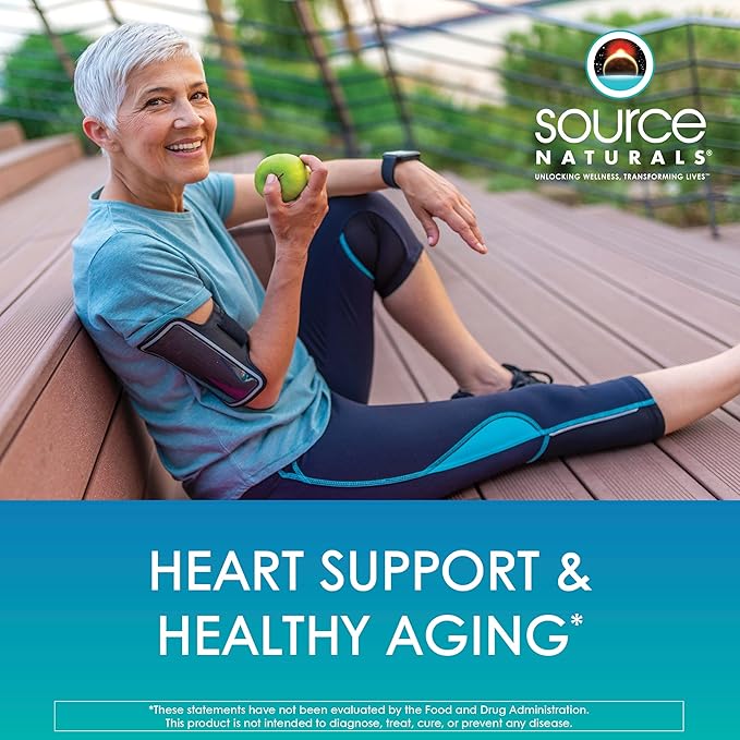 Source Naturals Resveratrol 500, Heart Support & Healthy Aging*, 500 mg - 120 Tablets