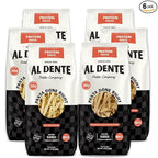 Al Dente Protein Pasta Egg & Roasted Garlic Fettuccine - 30g High Protein in 3.5oz Serving, Lower Carb. Cage-Free Eggs & Semolina. (Previously Carba-Nada, Packaging May Vary) - 10oz Bags (Pack of 6)