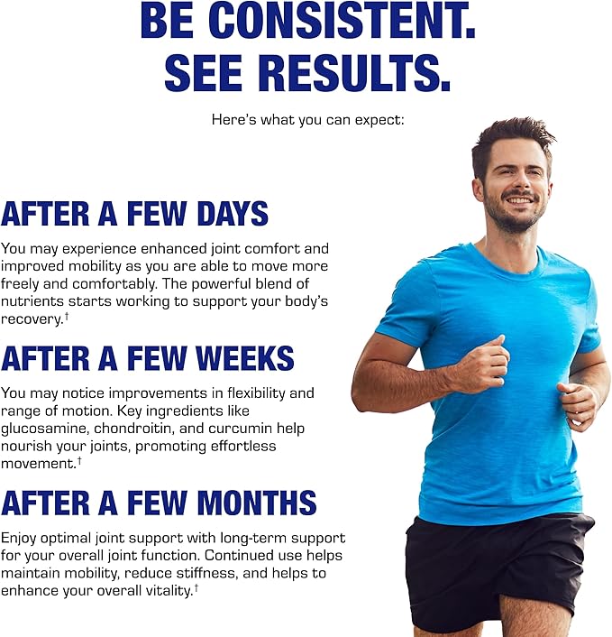 Nutra Disc & Joint Support Supplement - Clinically Formulated Restorative Cartilage Ligament and Tendon Supplement with Patented Meriva Curcumin & Glucosamine and Chondroitin for Adults - 45 Servings