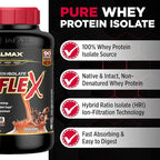 ALLMAX ISOFLEX Pure Whey Isolate Protein Powder - Gluten Free, Low Lactose, Sugar-Free - High-Protein, Clean, Keto-Friendly for Pre Post Workout Supplement for Women and Men | Chocolate, 5lb