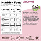 Lenny & Larry's Complete Protein Cookie, [Snickerdoodle], Chewy Soft Baked, 16g Plant Protein, Vegan, Non-GMO, High Fiber, 4 Ounce Cookie (Pack of 12)