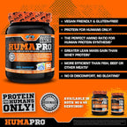 HumaPro Essential Amino Acid Formula | EAA Protein Supplement | Supports Muscle Recovery & Performance | Vegan, Gluten Free | | 90 Servings (Blue Raspberry)