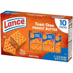 Lance ToastChee Peanut Butter, 10 Count 1.52 Oz