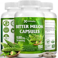 Bitter Melon Capsules| 150 Vegan Capsules| 150 Days Supply| 9,000mg per Serving| Bitter Melon Fruit 25:1 Extract| 100% Pure & Natural| Gluten-Free Supplement| Ultimate Concentrated