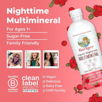 MaryRuth's Liquid Nighttime Multimineral | No Melatonin | Bedtime Routine | Magnesium Citrate | Calcium | Zinc | Vitamin D3| Available in 4 Flavor - Vegan | Sugar Free | Gluten Free | 32 Oz