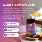 GLP-1 Berberine Supplement - One a Day Healthy Gut Berberine Complex with Panax Ginseng Turmeric Curcumin & Cayenne Pepper for Metabolic Balance - Gluten Free Vegan and Non-GMO - 30 Count - 3 Pack
