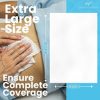 XL Adult Wipes – (4 Packs x 56 Wipes = 224 Wipes) High Traction, Uber Thick & Extra Large Wash Cloths | Disposable Incontinence Wipes with Aloe for Elderly Care & Hygiene