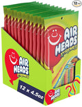 Airheads Xtremes Belts Candy, Chewy Candy Package, Rainbow Berry Fruit Flavor Artificially Flavored, 4.5 Ounces (12-Pack)