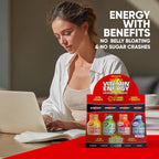 Vitamin Energy Extra Strength Energy Shot Variety Pack 12 Pack, 260mg Natural Caffeine, B-Vitamins, Vitamin D, NALT, Rhodiola, Mood, Focus, Immunity & Strength Support, Zero Sugar, Vegan, 1.93 fl oz