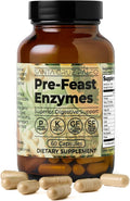 Santa Cruz Paleo, Pre-Feast Digestive Enzymes Supplement, Multi Enzyme for Women and Men, Fiber Supplement for Gut Health & Digestive Health, Gluten Free, Keto, Paleo, Sugar Free, 60 Capsules