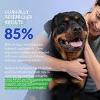Hip and Joint Supplement for Dogs - Glucosamine for Dogs - Hip & Joint Support - Plus Chondroitin and MSM - Ease Inflammation, Antioxidant. (120 Chewable Tablets)
