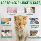 Liquid Collagen for Cats, Cat Collagen Drops with Bovine Collagens, Biotin & Vitamin C, Mobility & Flexibility, Itch Relief, Skin, Coat & Immunity Support, Cat Joint Supplement for Cats