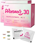 Women's Daily Vitamin Pack System Complete All-in-One Wellness Supplements for Women (2 Box)