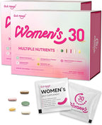 Women's Daily Vitamin Pack System Complete All-in-One Wellness Supplements for Women (2 Box)