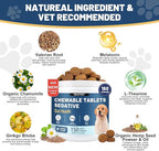 Calming Chews for Dogs Anxiety Relief, Dog Calming Chews-Anxiety and Stress Relief Treats Melatonin Bites Sleep Aid Calm Dog with Noise,Thunder,Barking,Separation(Chicken Flavor, 150 Chews)