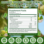Soursop Graviola Gummies Soursop Leaves Extract- Natural Sour SOP Gummy w/Zinc & Vitamin C-Supports Immunity,Antioxidant,Liver & Digestive,Gluten Free,Vegan,60 Gummies