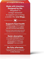 MegaRed - Omega-3 Krill Oil 350mg Softgels (130 Count in A Bottle), EPA & DHA Omega-3 Fatty Acids with No Fishy Aftertaste Unlike Fish Oil, Contains Antioxidant Astaxanthin