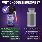 Saffron Supplements Liquid Drops L-Theanine Agmatine Sulfate Ashwagandha Magnesium Glycinate B6 Magnesium Stress Relief Mood Support 5-HTP GABA Supplement Vitamin D 4oz by Clean Nutra