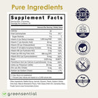 Sugar-Free Hair, Skin & Nails Gummies - Complete Vitamin Complex w/Natural Ingredients - Fuller Hair Support - No Artificial Colors, Natural Strawberry Flavor, Made in USA, 60 Ct