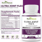 Joint Support Supplement with Glucosamine Chondroitin MSM Turmeric Boswellia - for Men and Women - Promotes Mobility, Flexibility, and Comfort - Made in USA - 90 Capsules