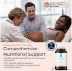 Peak Prenatal - Doctor Formulated Prenatal Vitamins for Women - Third Party Tested Fertility Supplement - Choline, Methylated Folate, Vitamin D, Iron, Probiotics - 30 Day Supply