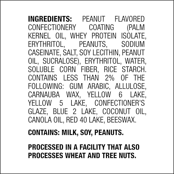 Quest Nutrition Coated Candies, Peanut Butter, Candy, 1g Sugar, 10g Protein, 4g Net Carbs, Gluten Free, Keto Friendly, (Pack of 24)