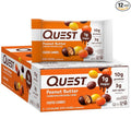 Quest Nutrition Coated Candies, Peanut Butter, 1g Sugar, 10g Protein, 4g Net Carbs, Gluten Free, Keto Friendly, 12 Count