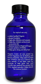 Organic, Castor Oil, Therapeutic Grade, for Constipation – 100% Pure, Castor Oil, Cold Pressed, Unrefined, in Glass Bottle, for Face, Hair Growth, Eyelashes, by Zongle Therapeutics, 4 OZ