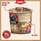 Kodiak Cakes Instant Oatmeal Cups, Peanut Butter Chocolate Chip, High Protein, 100% Whole Grains, (12 cups)