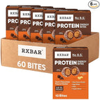 RXBAR Protein Energy Bites, Gluten Free Energy Snacks, Protein Snacks, Dark Chocolate Peanut Butter (60 Bites)