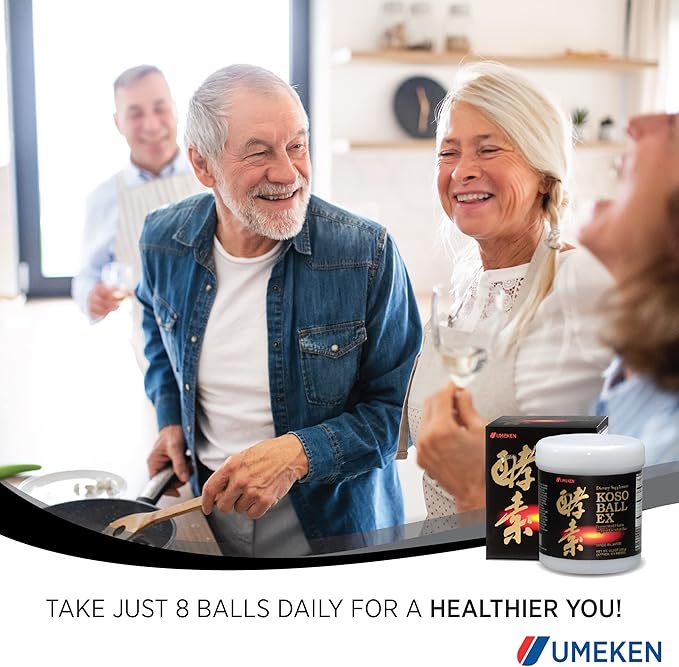 Umeken Koso Ball EX-New Fermented Fruits and Vegetables Extract Containing Enzymes. Chewable Tablets Made in Japan