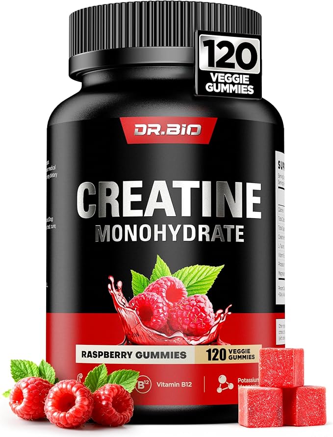 Instant Boost Creatine Monohydrate Gummies, Complex Creatine with Real 5000mg Creatine, L-Taurine, B12, Mg & K, Pre-Workout Creatine for Women & Men to Support Energy, Muscle, Recovery, 0 Sugar, Vegan