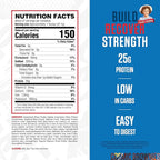 RYSE Loaded Protein Powder - Little Debbie Cosmic Brownie - 25g Whey Protein Isolate & Concentrate with Prebiotic Fiber & MCTs - Low Carb, Low Sugar, Digestive-Friendly - 20 Servings / 1.5 lb Tub
