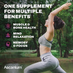 Magnesium Gummies - 410mg of Elemental Magnesium Glycinate & L-Threonate Supplement Complex - Vegan Magnesium Glycinate Gummies for Calm Mood, Muscle & Heart Support - Chewable Magnesium Gummy 60 pcs
