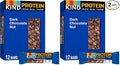 KIND Protein Bars, Dark Chocolate Nut, Healthy Snacks, Gluten Free, 12g Protein, 12 Count (Pack of 2)