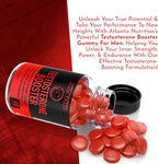 Atlantis Nutrition Testosterone Booster Gummies For Men - Enhances Strength & Stamina - Optimizes Performance & Male Enhancement - Tribulus, Goat Weed Extract, Maca Root Extract | 2-Pack (120 Gummies)